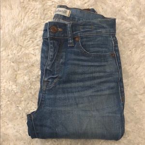 Madewell High Rode Skinny Torn Knee Edition